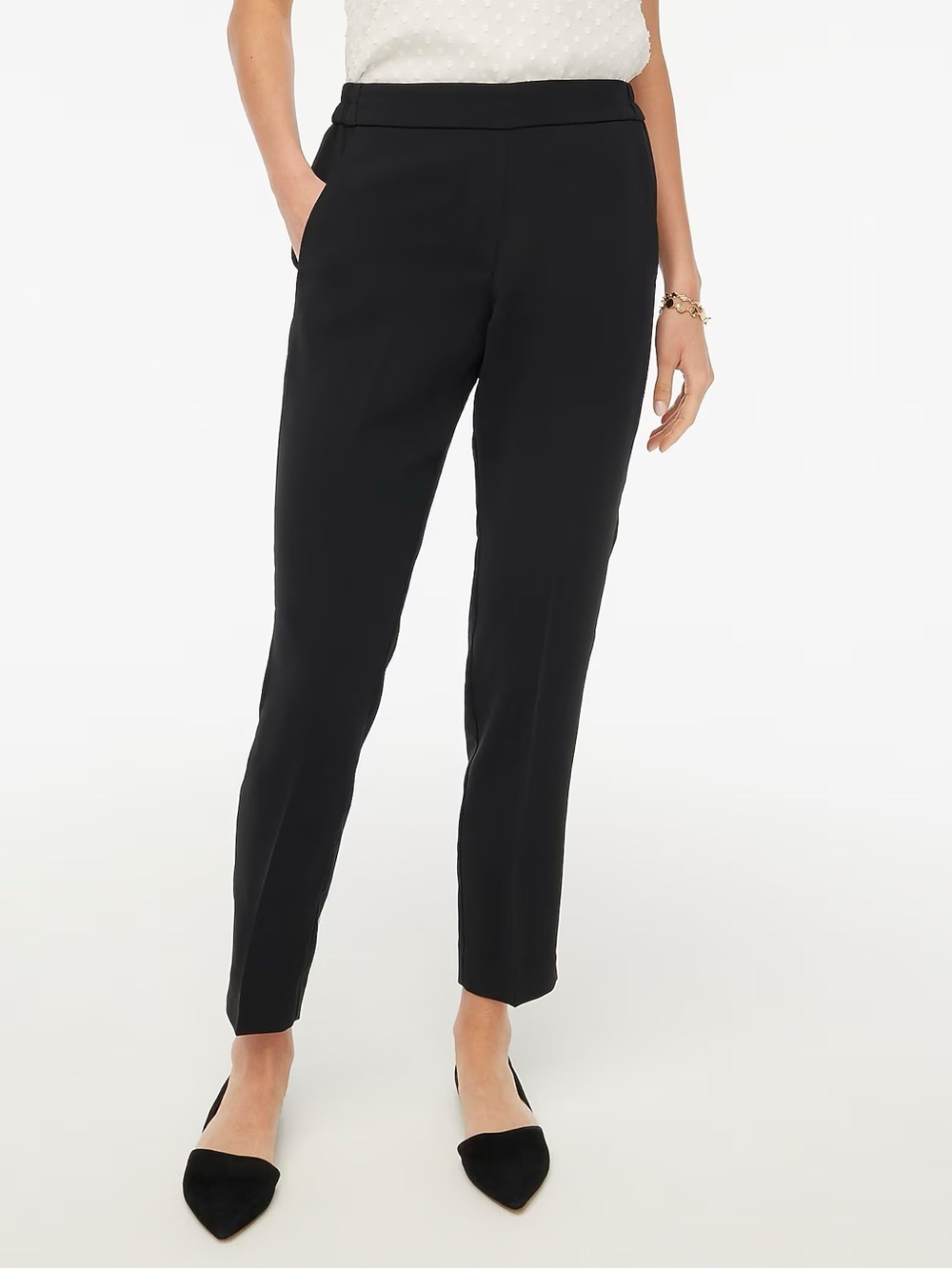 J. Crew Jamie Pants in Black size 4